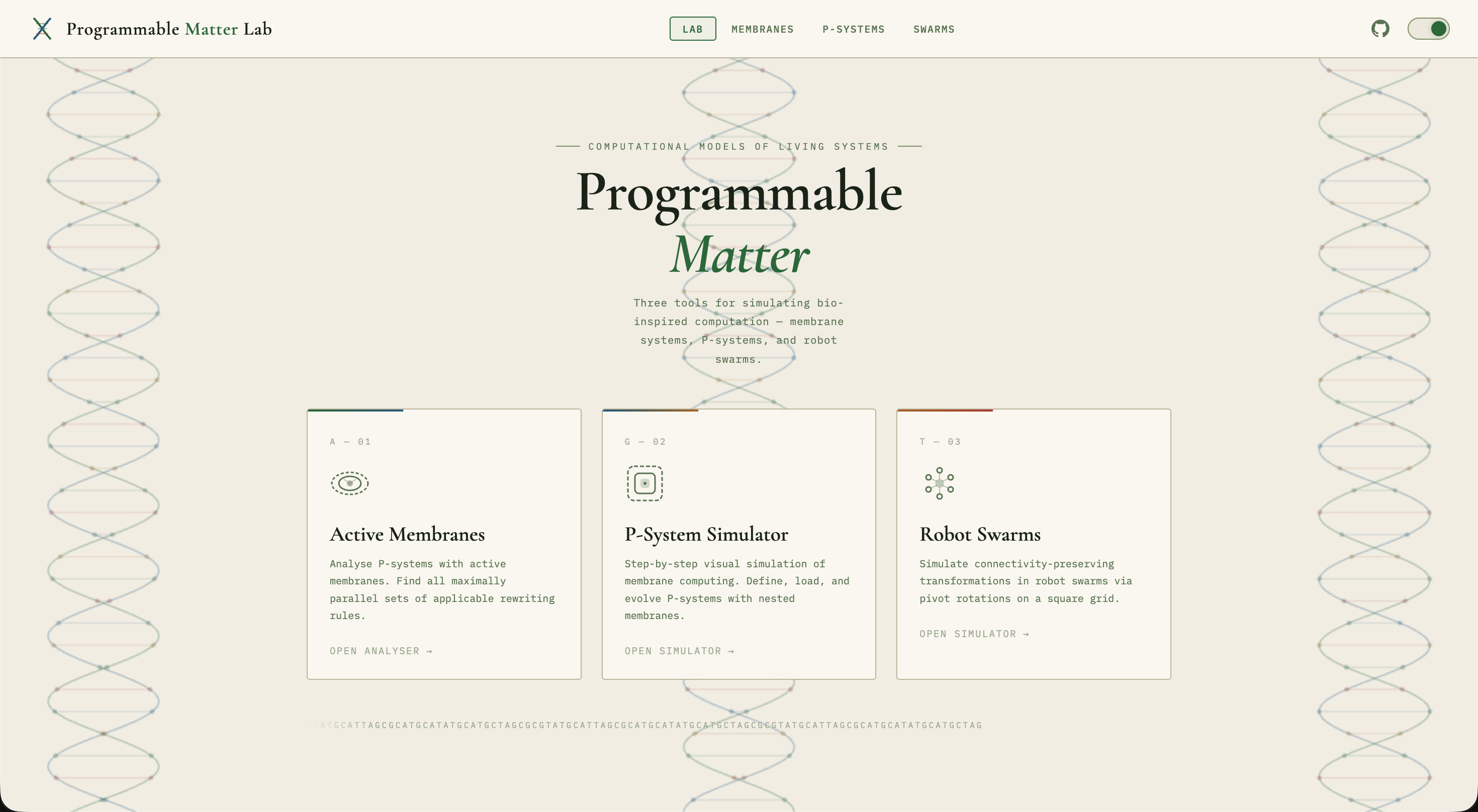 Programmable Matter Lab